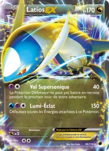 Carte Pokemon Latios-EX 86/116 Glaciation Plasma