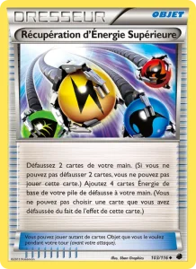 Carte Pokemon Récupération d’Énergie Supérieure 103/116 Glaciation Plasma