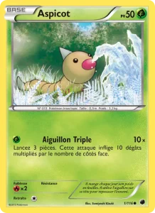 Carte Pokémon Aspicot 1/116