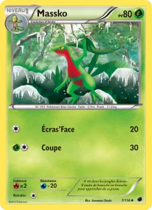 Carte Pokémon Massko 7/116