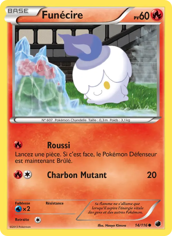 Scan HD carte Pokémon Funécire 14/116 — Glaciation Plasma