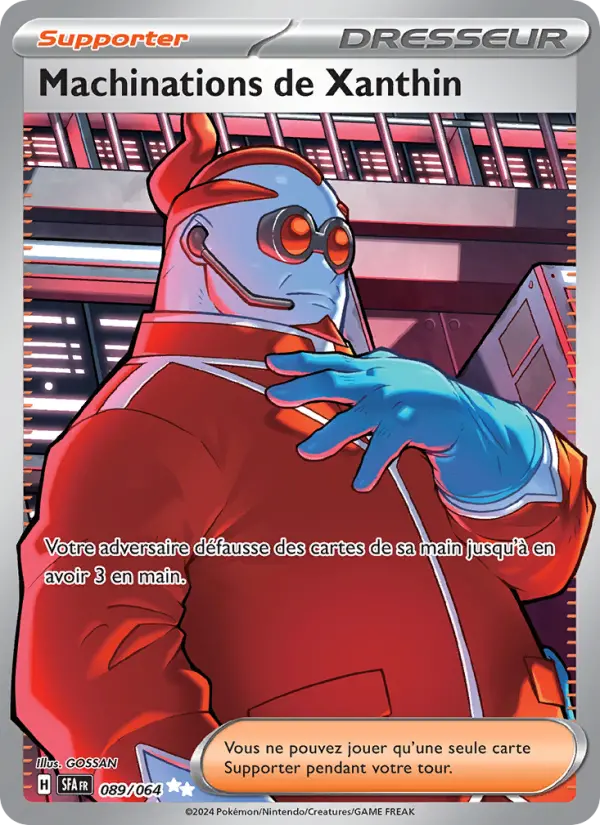 Scan HD carte Pokémon Machinations de Xanthin 089/64 — Fable Nébuleuse
