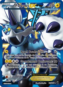 Carte Pokemon Fulguris-EX 110/116 Glaciation Plasma