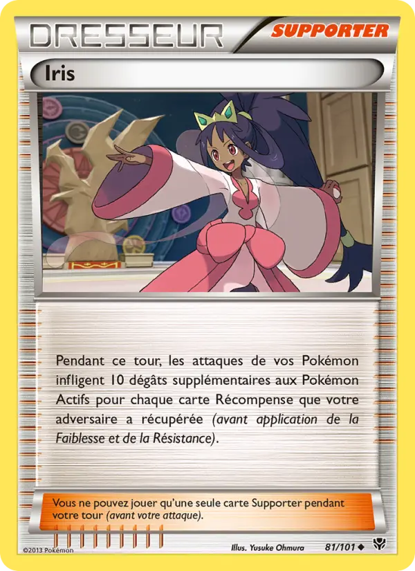 Scan HD carte Pokémon Iris 81/101 — Explosion Plasma