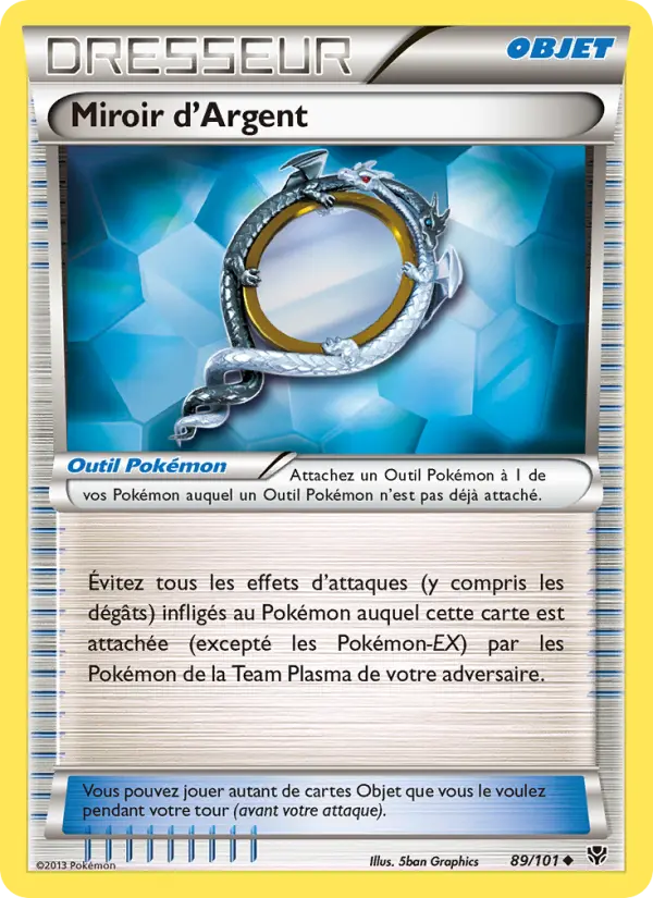 Scan HD carte Pokémon Miroir d’Argent 89/101 — Explosion Plasma