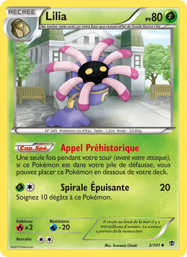 Scan HD carte Pokémon Lilia 3/101 — Explosion Plasma