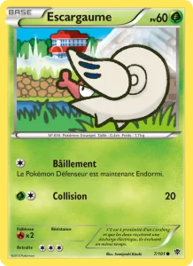 Carte Pokémon Escargaume 7/101