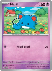 Carte Pokemon Marill 073/191 Étincelles Déferlantes