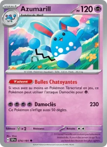 Carte Pokemon Azumarill 074/191 Étincelles Déferlantes