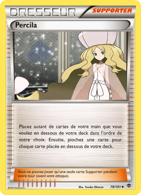 Scan HD carte Pokémon Percila 78/101 — Explosion Plasma