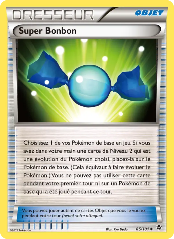 Scan HD carte Pokémon Super Bonbon 85/101 — Explosion Plasma