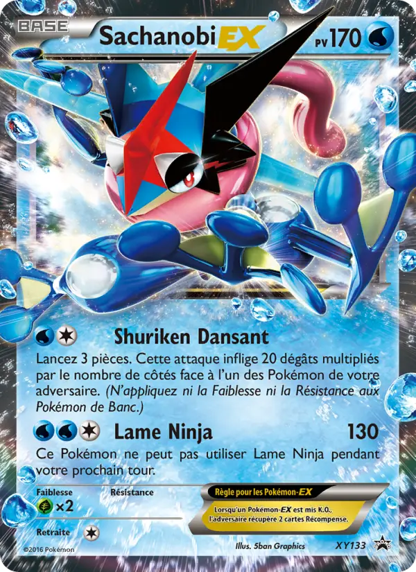 Scan HD carte Pokémon Sachanobi EX XY133/211 — Promo XY