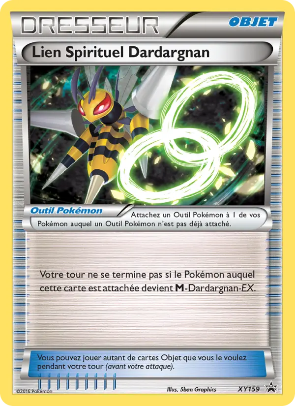 Scan HD carte Pokémon Lien Spirituel Dardargnan XY159/211 — Promo XY