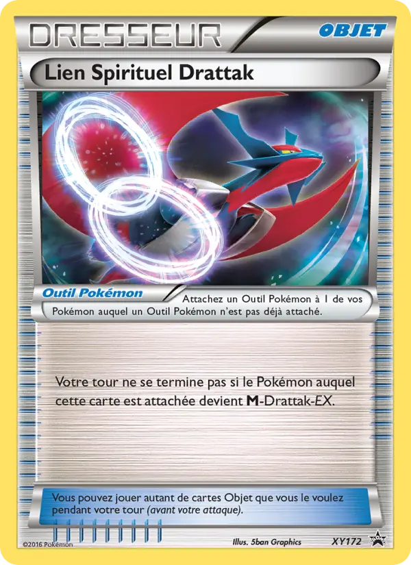 Scan HD carte Pokémon Lien Spirituel Drattak XY172/211 — Promo XY