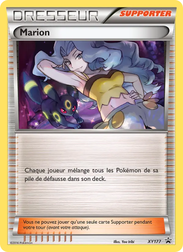 Scan HD carte Pokémon Marion XY177/211 — Promo XY