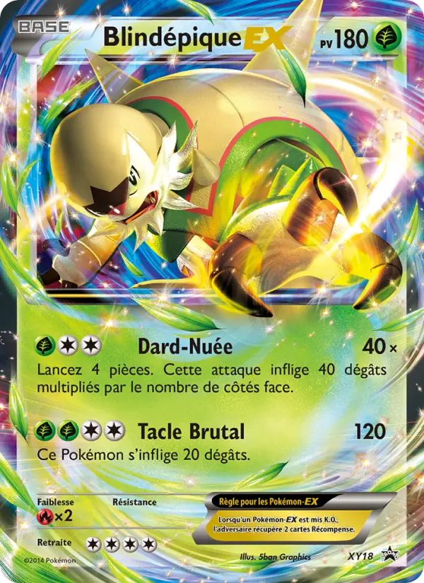 Scan HD carte Pokémon Blindépique EX XY18/211 — Promo XY