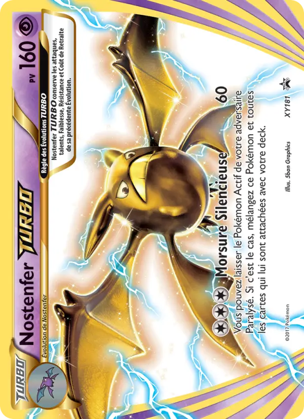 Scan HD carte Pokémon Nostenfer TURBO XY181/211 — Promo XY