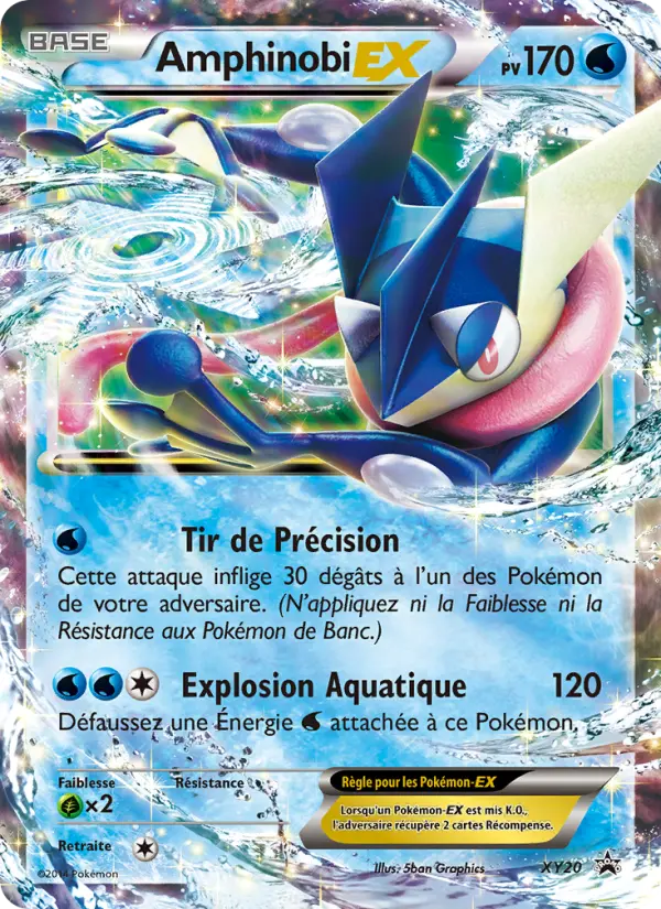 Scan HD carte Pokémon Amphinobi EX XY20/211 — Promo XY