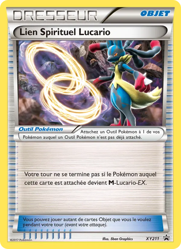 Scan HD carte Pokémon Lien Spirituel Lucario XY211/211 — Promo XY