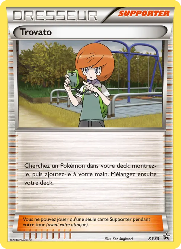 Scan HD carte Pokémon Trovato XY33/211 — Promo XY