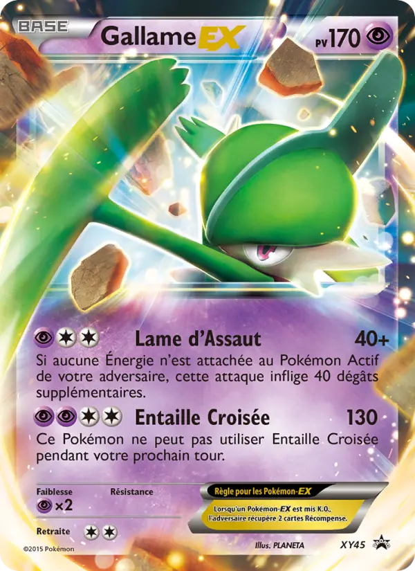 Scan HD carte Pokémon Gallame EX XY45/211 — Promo XY