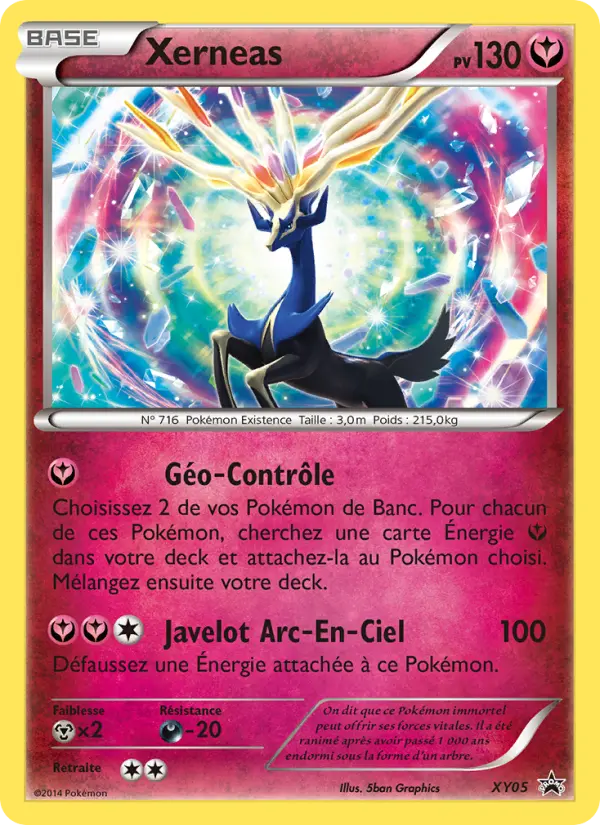 Scan HD carte Pokémon Yveltal XY05/211 — Promo XY