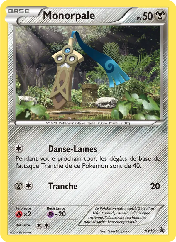 Scan HD carte Pokémon Monorpale XY12/211 — Promo XY