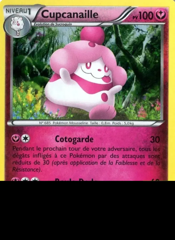 Scan HD carte Pokémon Cupcanaille XY15/211 — Promo XY