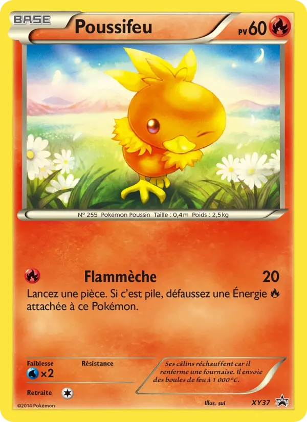 Scan HD carte Pokémon Poussifeu XY37/211 — Promo XY