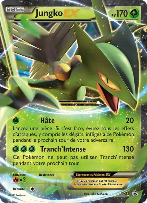 Scan HD carte Pokémon Jungko EX XY53/211 — Promo XY