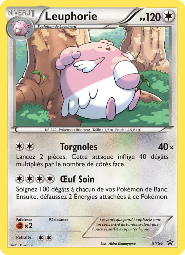 Scan HD carte Pokémon Leuphorie XY56/211 — Promo XY