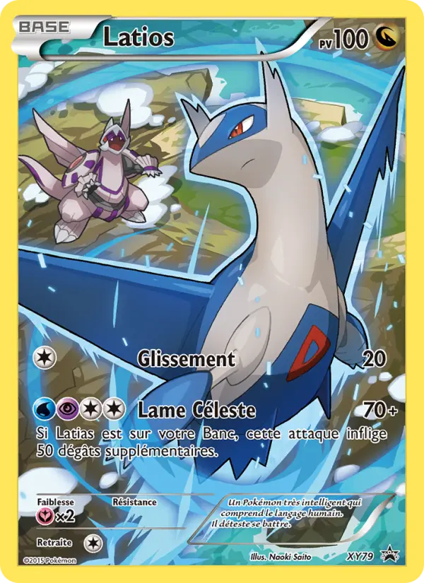 Scan HD carte Pokémon Latios XY79/211 — Promo XY