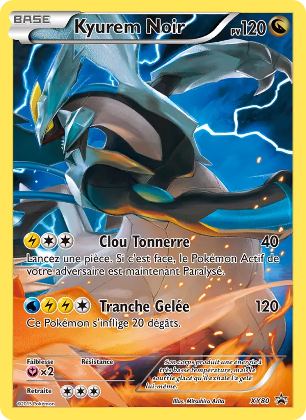 Scan HD carte Pokémon Kyurem Noir XY80/211 — Promo XY