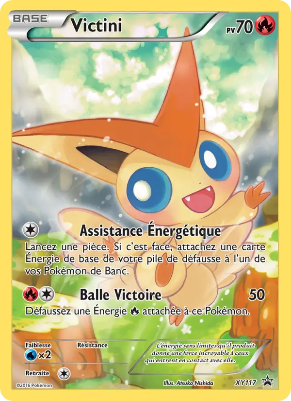 Scan HD carte Pokémon Victini XY117/211 — Promo XY