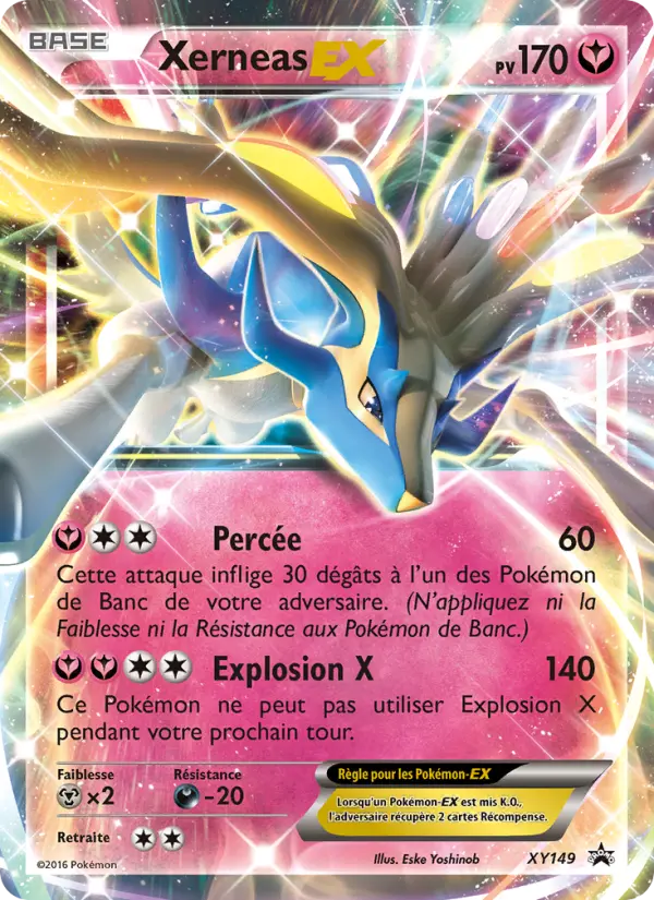 Scan HD carte Pokémon Xerneas EX XY149/211 — Promo XY