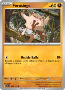 Carte Pokemon Férosinge 098/191 Étincelles Déferlantes