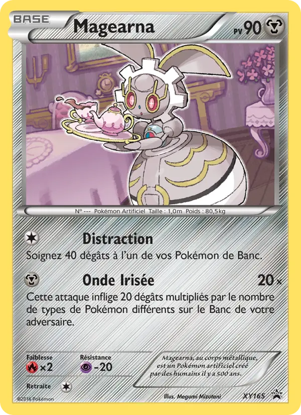 Scan HD carte Pokémon Magearna XY165/211 — Promo XY