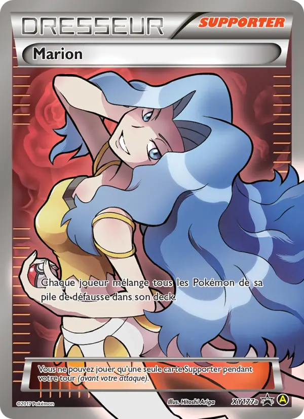 Scan HD carte Pokémon Marion XY177a/211 — Promo XY