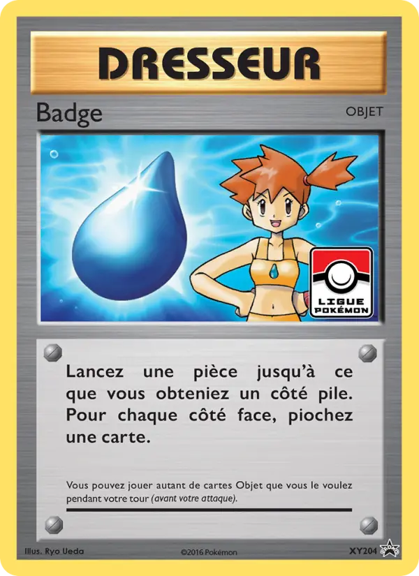 Scan HD carte Pokémon Badge XY204/211 — Promo XY