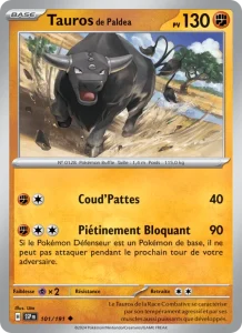 Tauros de Paldea 101 — Étincelles Déferlantes