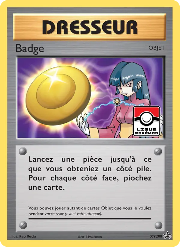 Scan HD carte Pokémon Badge XY208/211 — Promo XY