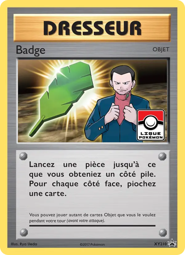 Scan HD carte Pokémon Badge XY210/211 — Promo XY
