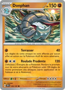 Carte Pokemon Donphan 103/191 Étincelles Déferlantes