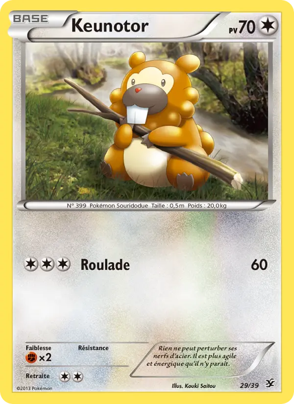 Scan HD carte Pokémon Keunotor 29/39 — Bienvenue à Kalos