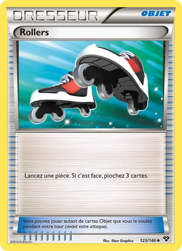 Scan HD carte Pokémon Rollers 125/146 — XY