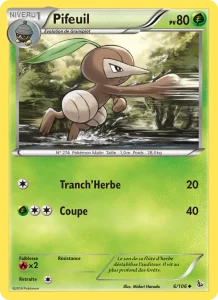 Carte Pokémon Pifeuil 6/106