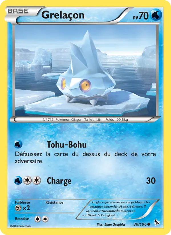 Scan HD carte Pokémon Grelaçon 30/106 — Étincelles