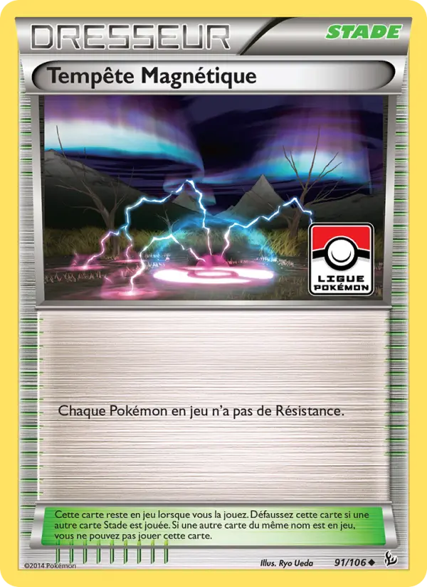 Scan HD carte Pokémon Tempête Magnétique 91/106 — Étincelles