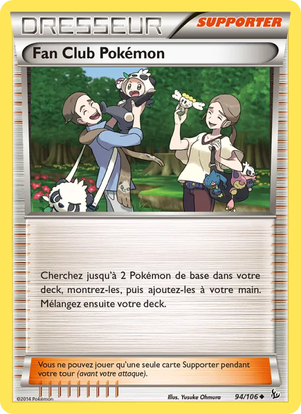 Scan HD carte Pokémon Fan Club Pokémon 94/106 — Étincelles