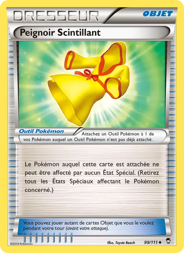 Scan HD carte Pokémon Peignoir Scintillant 99/111 — Poings Furieux